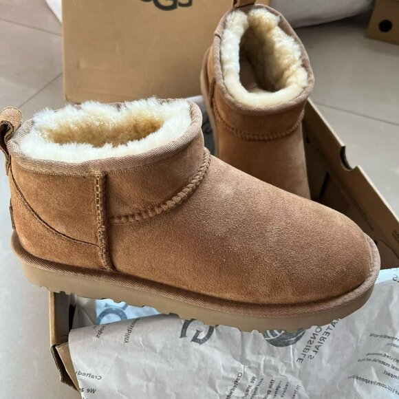 UGG Ultra Mini Classic | Soft Ankle Boots - Picture 1 of 6